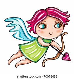 1,120 Cupid arrow girl little Images, Stock Photos & Vectors | Shutterstock