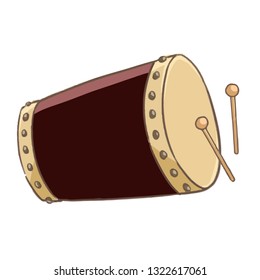 Funny and cute "bedug" or drums for calling muslims to pray