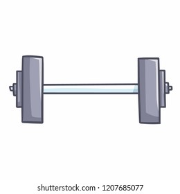 Funny and cute big barbell for your gym exercise - vector