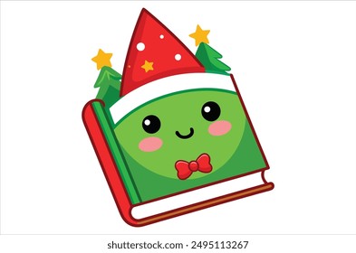 Funny and cute cartoon book vector characters. Happy story
 books . Character books cartoon illustration