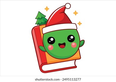 Funny and cute cartoon book vector characters. Happy story
 books . Character books cartoon illustration