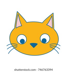 funny cute cat head