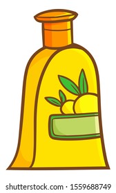 Funny and cute cleanser with orange scent