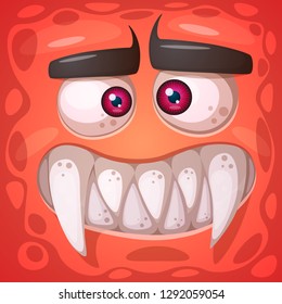 Funny, cute crazy pumpkin character. Halloween illustration. For printing on T-shirts. Vector eps 10