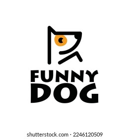 funny and cute dog logo design inspiration