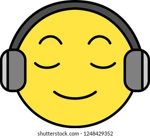 Funny cute emoticon