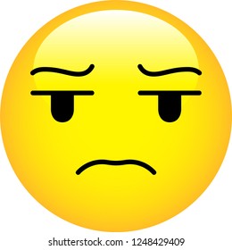 Funny cute emoticon
