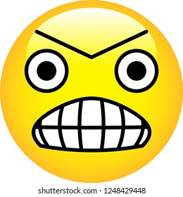 Funny cute emoticon