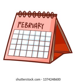 Funny and cute February calendar