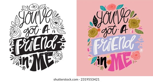 Funny cute hand drawn doodle lettering. T-shirt design, mug print, tee design, lettering art.