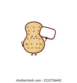 Funny cute happy Peanut nut characters bundle set. Vector line cartoon style illustration. Cute Peanut nut,shell,healthy food,nutrition mascot character collection set. Funny cute,kids,baby set