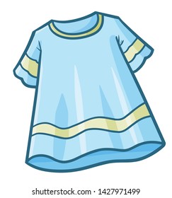 Funny and cute light blue shirt for girl
