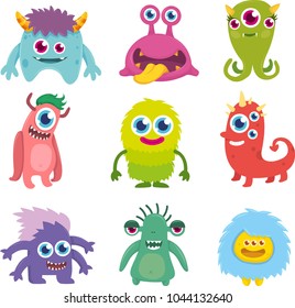 Funny Cute Little Monster Set