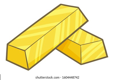 Funny and cute luxury gold bar