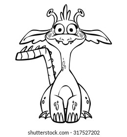 funny cute monster