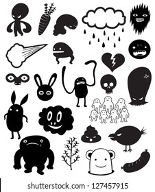 Monstruos lindos divertidos