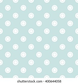 Funny cute polka dot background. Seamless pattern