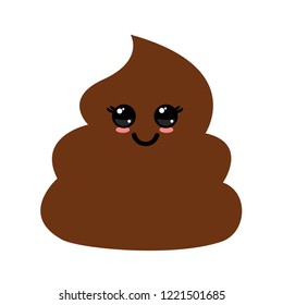 Funny and cute Poop Face