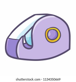 Funny and cute purple scotch tape - vector