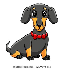 Funny Cute Rottweiler Dog Happy