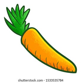 Funny and cute simple carrot for your kitchen supplies