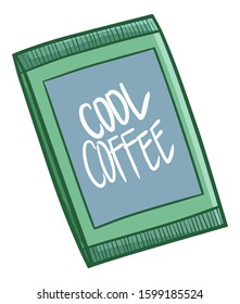 Funny and cute simple cool coffee sachet packaging