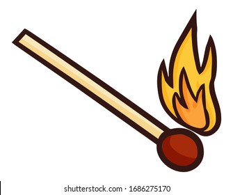 Funny and cute single matches burning