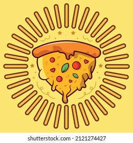 Funny Cute Valentine Yellow Pizza Kawaii Ramen Cute Kawaii Noodles For Pizza Lover For Valentine. The Best Homemade Pizza Recipe.