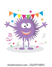 Funny And Cute Vector Cartoon Character