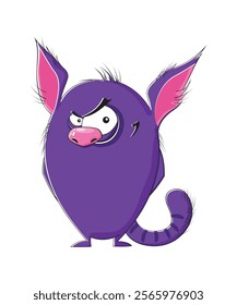 Funny And Cute Vector Cartoon Character