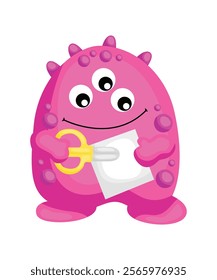 Funny And Cute Vector Cartoon Character