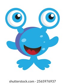 Funny And Cute Vector Cartoon Character