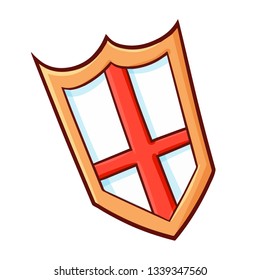 Funny and cute vintage crusaders shield