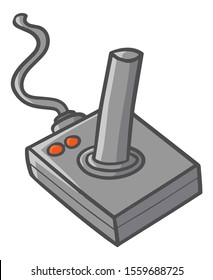 Funny and cute vintage video game controller