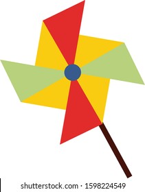 Funny and cute windmill paper toy for kids