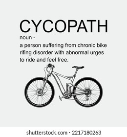 Funny Cycling gifts T-shirt Design