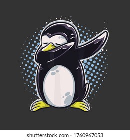 Funny Dabbing Penguin  For Men Women Kids