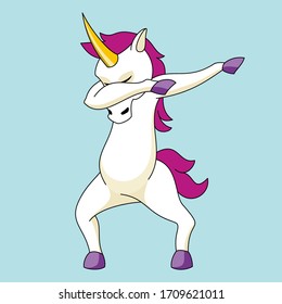 Funny Dabbing Unicorn Dancing Unicorn