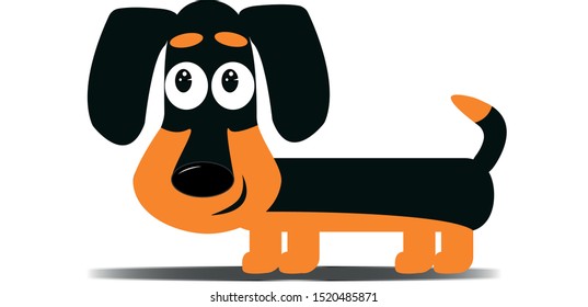 Funny dachshund will bring mood to your day!