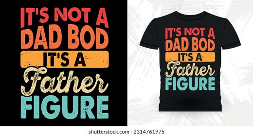 Funny Dad Grandpa Retro Vintage Father's Day T-shirt Design