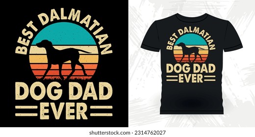 Funny Dad Grandpa Retro Vintage Father's Day T-shirt Design