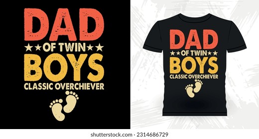 Funny Dad Lover Grandpa Retro Vintage Father's Day T-shirt Design