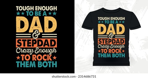 Funny Dad Lover Grandpa Retro Vintage Father's Day T-shirt Design