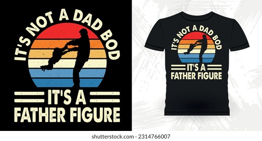 Funny Dad Lover Grandpa Retro Vintage Father's Day T-shirt Design