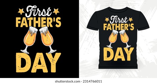 Funny Dad Lover Grandpa Retro Vintage Father's Day T-shirt Design