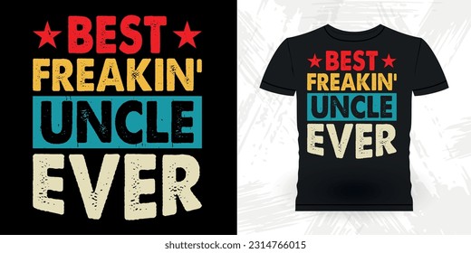 Funny Dad Lover Grandpa Retro Vintage Father's Day T-shirt Design