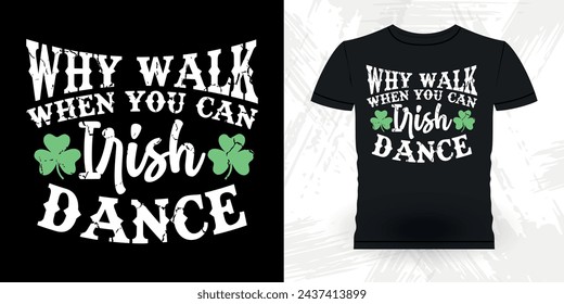 Funny Dancing Gift Retro Vintage Ballerina Ballet Dance T-shirt Design