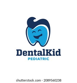 Funny Dental Kid Logo Template