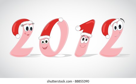 Funny digits of the year 2012