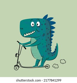 Funny dinosaurs happy icon,character,mascot vector illustration.